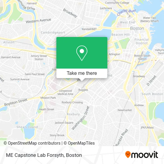 ME Capstone Lab Forsyth map