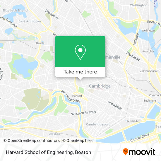 Harvard School of Engineering map