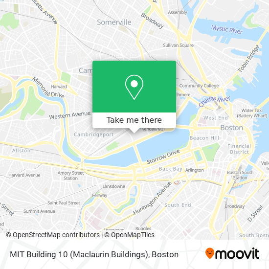 Mapa de MIT Building 10 (Maclaurin Buildings)