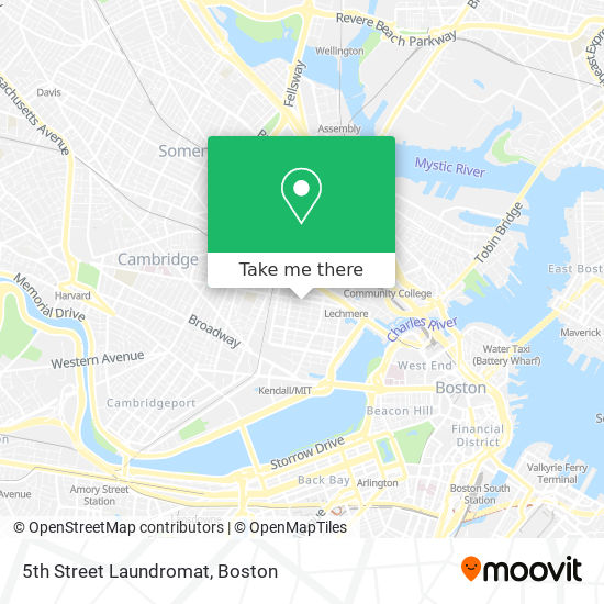 5th Street Laundromat map