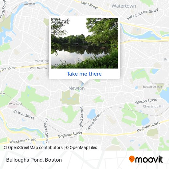 Mapa de Bulloughs Pond