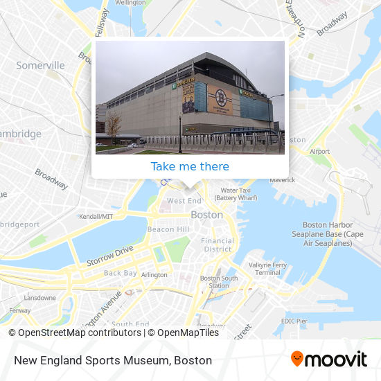 Mapa de New England Sports Museum