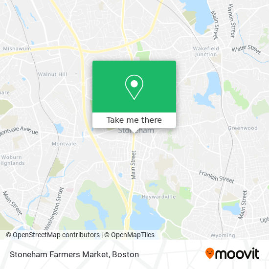 Mapa de Stoneham Farmers Market