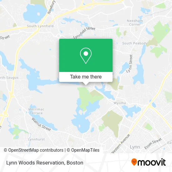 Lynn Woods Reservation Map How To Get To Lynn Woods Reservation By Bus Or Subway?