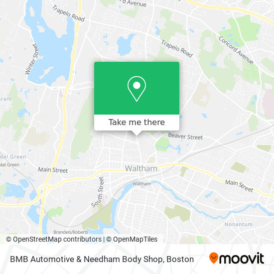 BMB Automotive & Needham Body Shop map