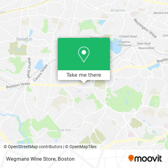 Wegmans Wine Store map