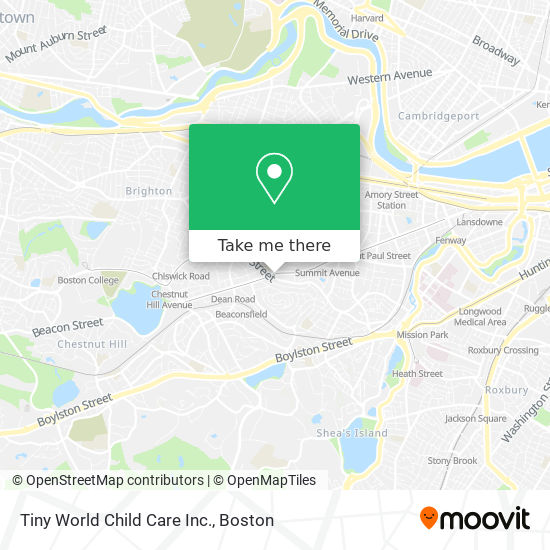 Tiny World Child Care Inc. map