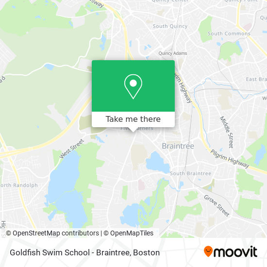 Goldfish Swim School - Braintree map