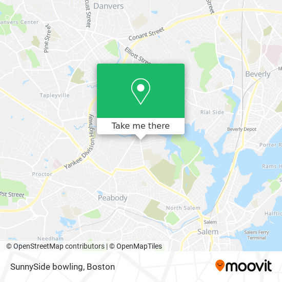 Mapa de SunnySide bowling