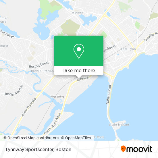 Lynnway Sportscenter map