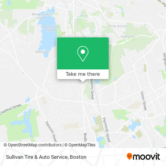 Sullivan Tire & Auto Service map