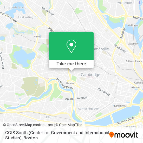 CGIS South (Center for Government and International Studies) map