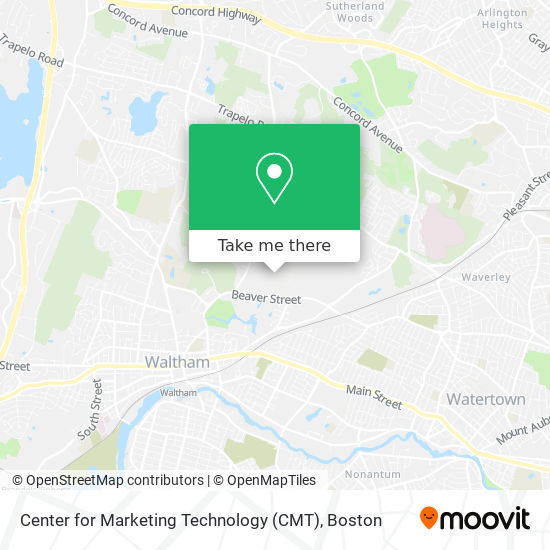 Mapa de Center for Marketing Technology (CMT)