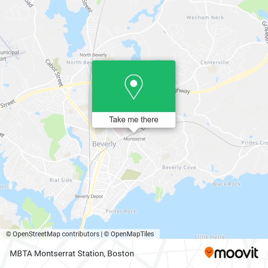 MBTA Montserrat Station map