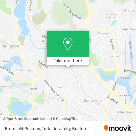 Bromfield-Pearson, Tufts University map