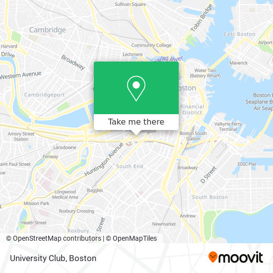 University Club map