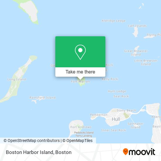 Mapa de Boston Harbor Island