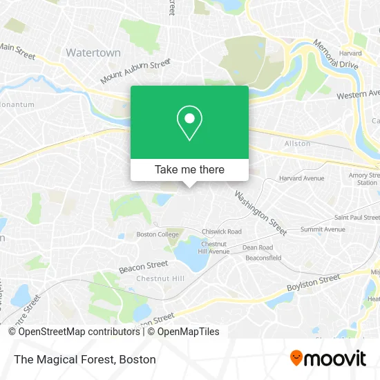 The Magical Forest map