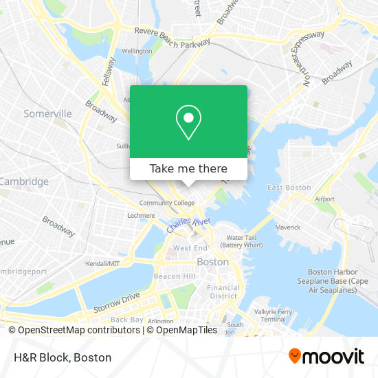 H&R Block map