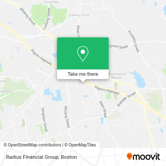 Radius Financial Group map