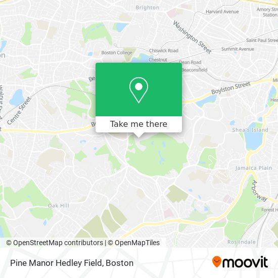 Pine Manor Hedley Field map