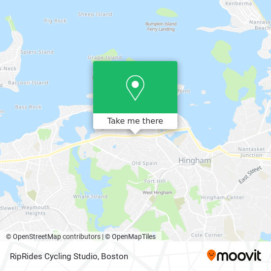 Mapa de RipRides Cycling Studio