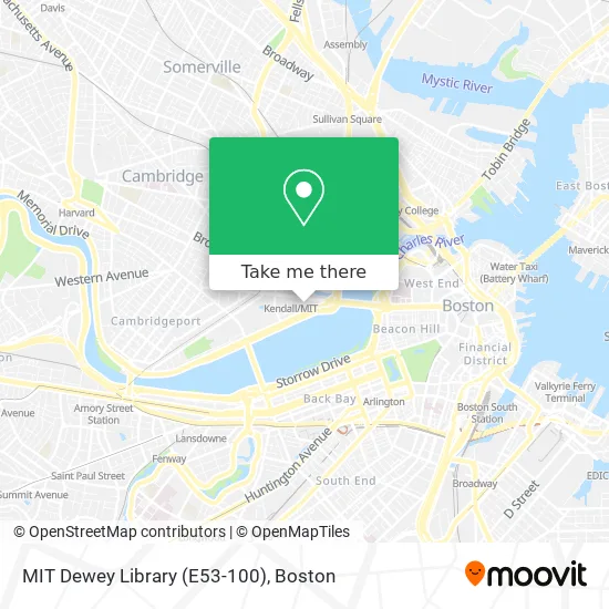MIT Dewey Library (E53-100) map