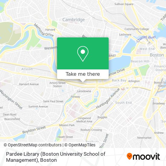 Pardee Library (Boston University School of Management) map