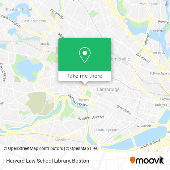 Harvard Law School Library map