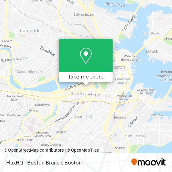 Mapa de FluxHQ - Boston Branch