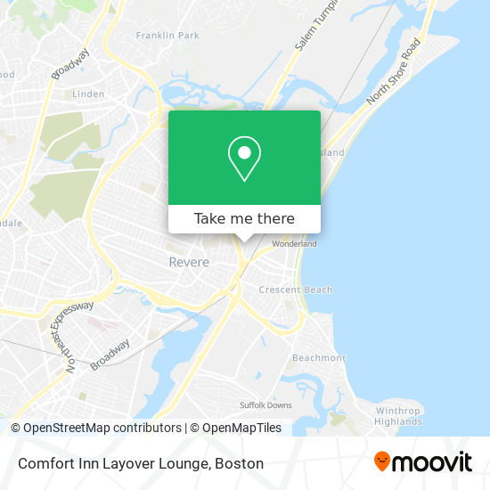 Comfort Inn Layover Lounge map