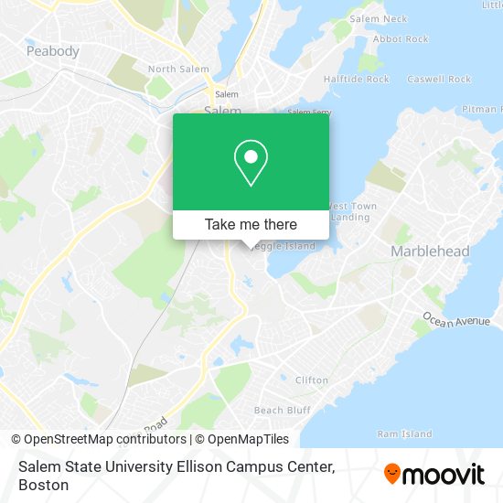 Mapa de Salem State University Ellison Campus Center