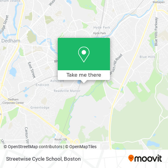 Mapa de Streetwise Cycle School