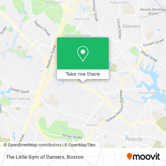 Mapa de The Little Gym of Danvers