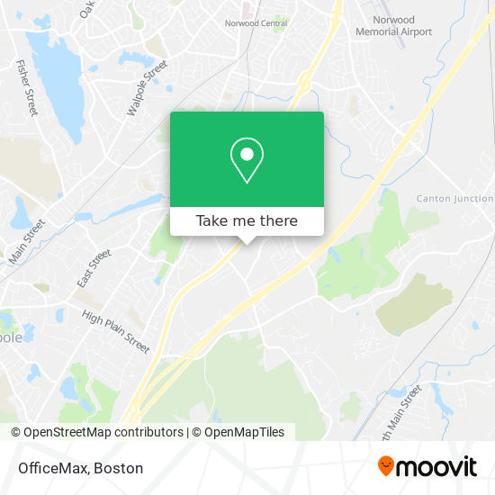 OfficeMax map