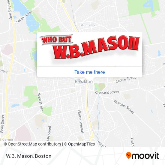 W.B. Mason map