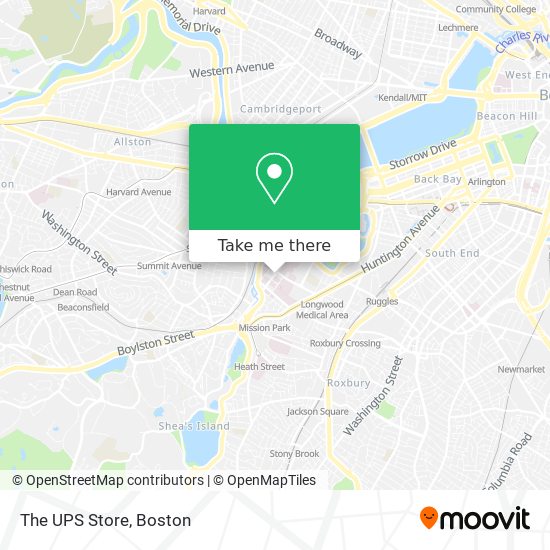 Mapa de The UPS Store