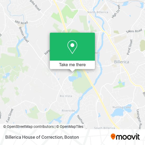 Mapa de Billerica House of Correction