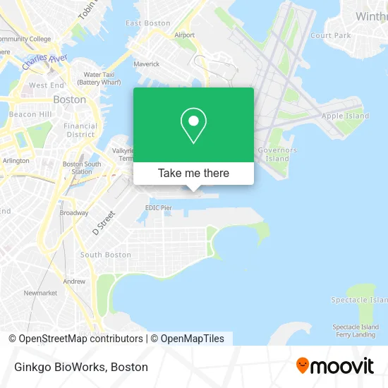 Ginkgo BioWorks map