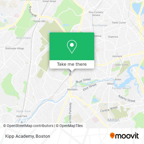 Kipp Academy map