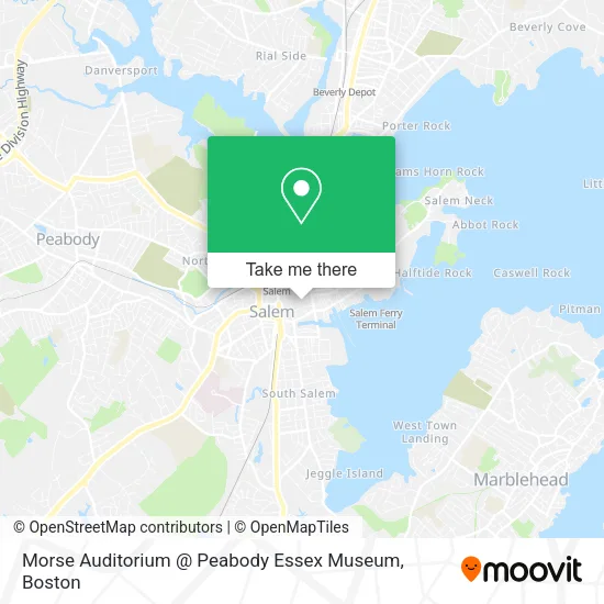 Mapa de Morse Auditorium @ Peabody Essex Museum
