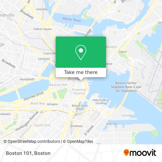 Boston 101 map