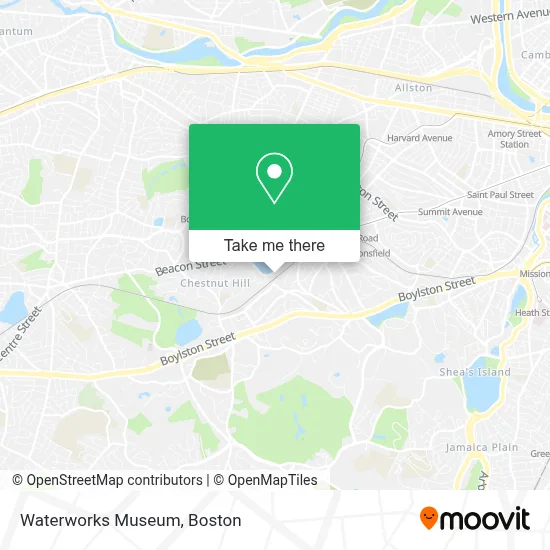 Waterworks Museum map