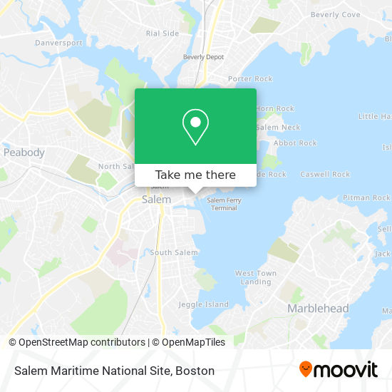 Salem Maritime National Site map