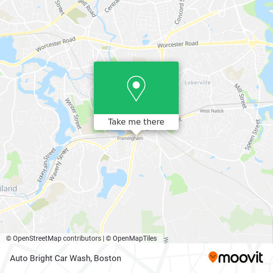 Auto Bright Car Wash map