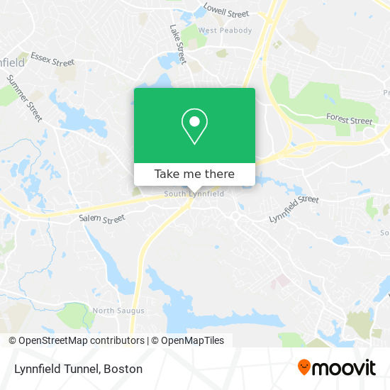Mapa de Lynnfield Tunnel