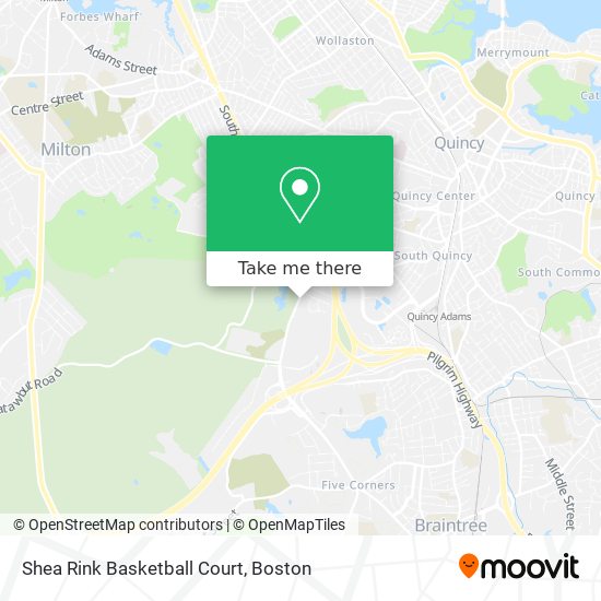 Shea Rink Basketball Court map