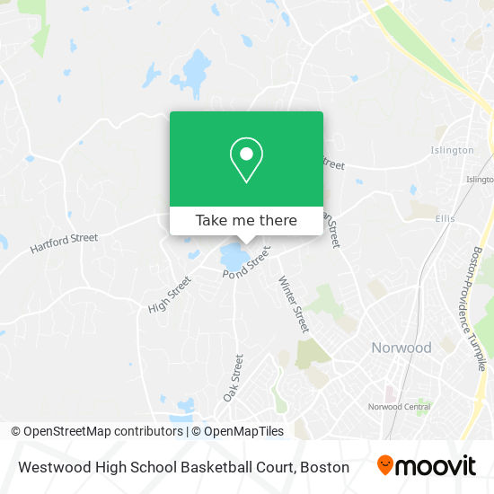 Westwood High School Basketball Court map