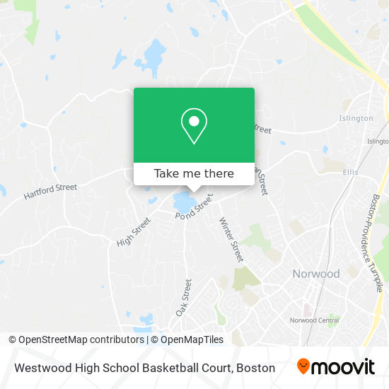 Mapa de Westwood High School Basketball Court