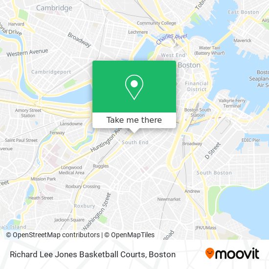 Mapa de Richard Lee Jones Basketball Courts